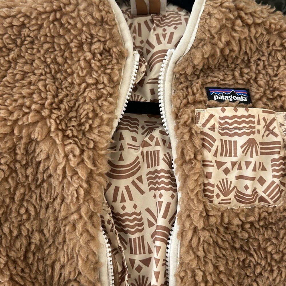 Kids Patagonia fleece jacket